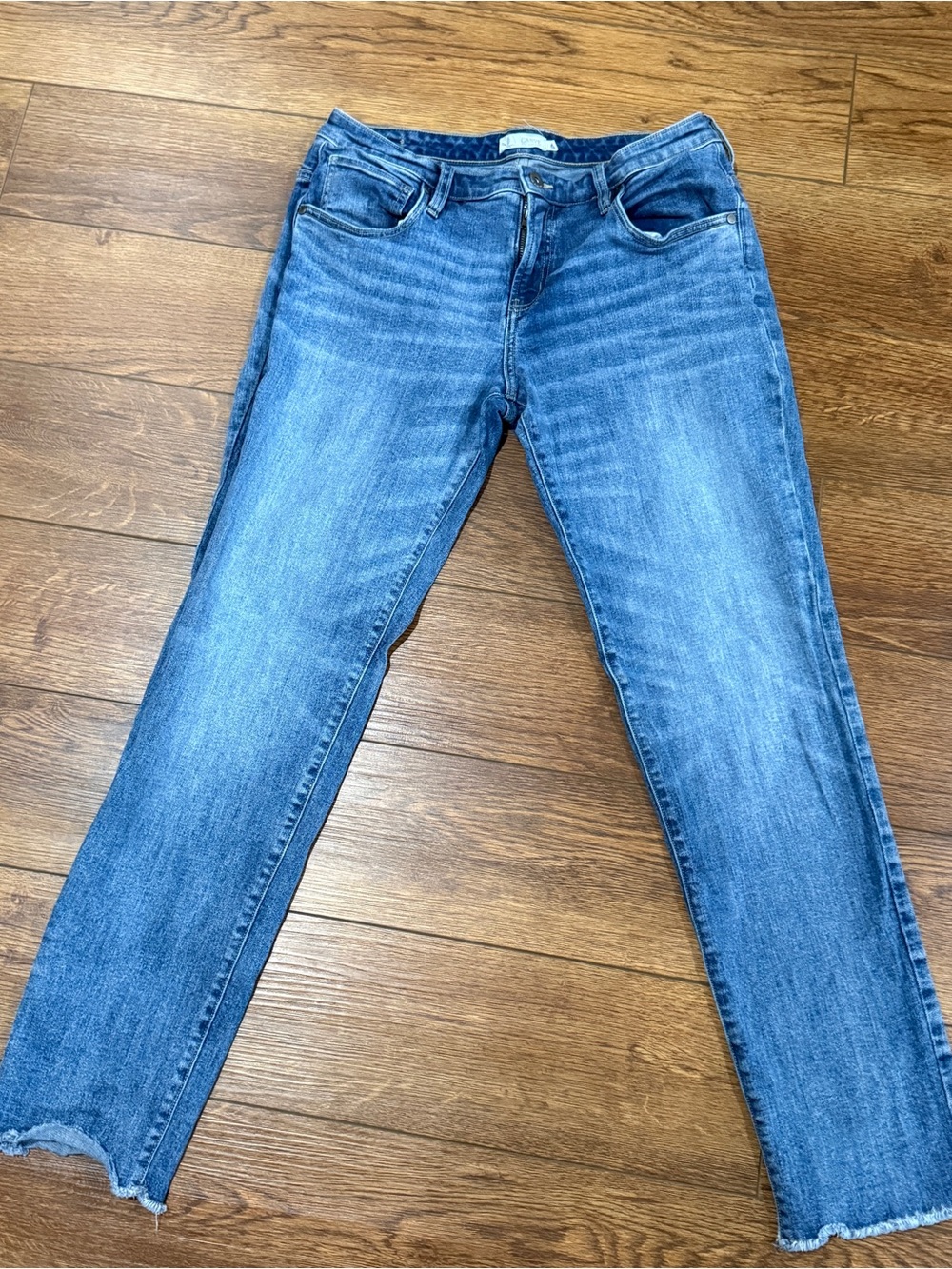 Carve Designs Women's Light Blue Straight Leg Jeans